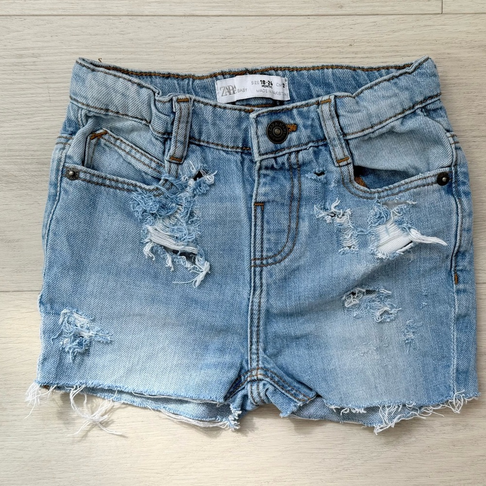 Zara Baby Denim Shorts (18–24 Months)